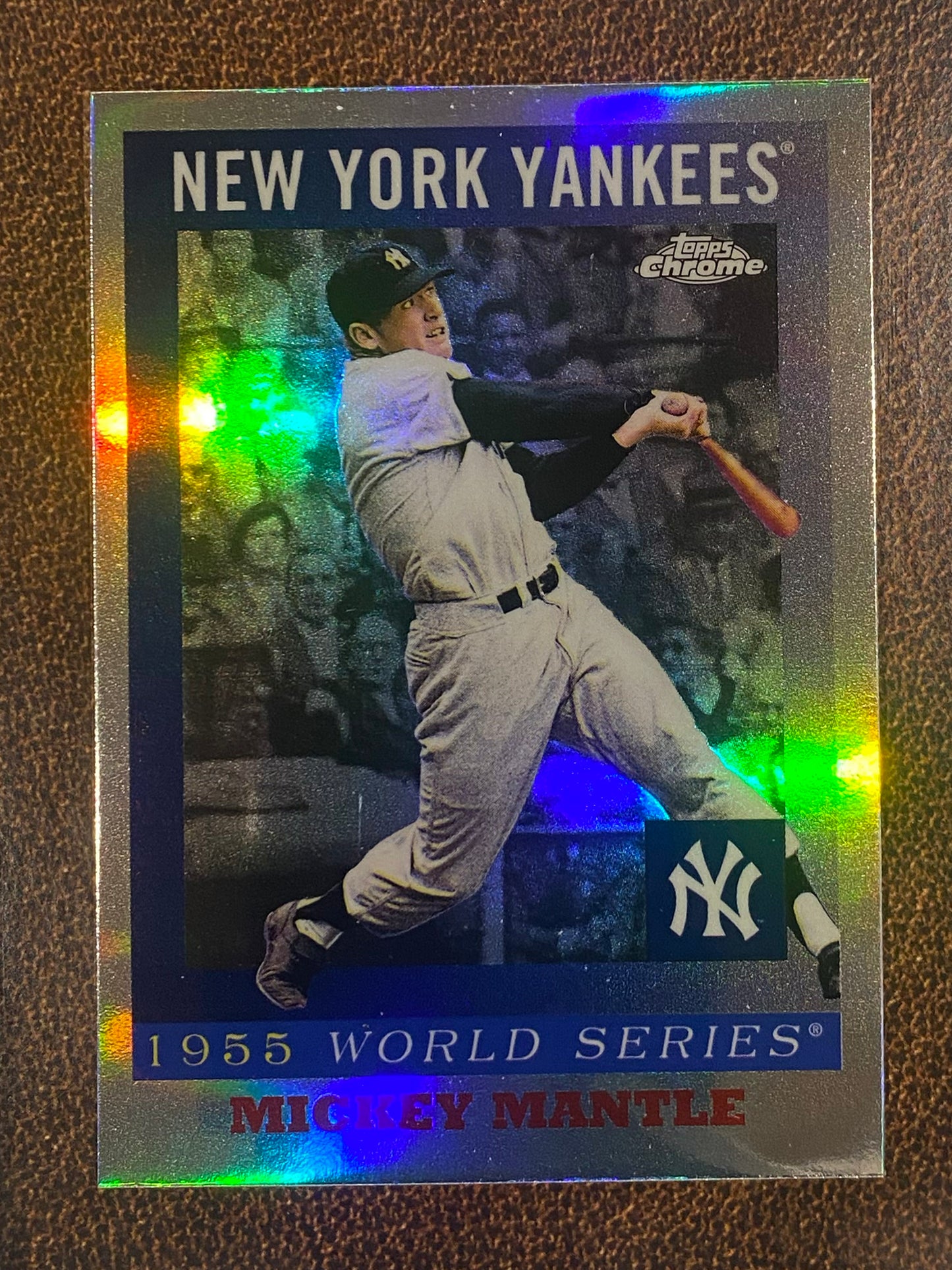 Mickey Mantle - 2025 Topps Chrome Platinum - 1955 World Series - Yankees