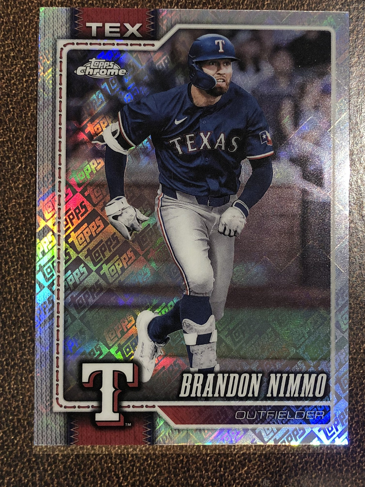 Brandon Nimmo - 2026 Topps Chrome - Fanatics Topps Foil - Rangers