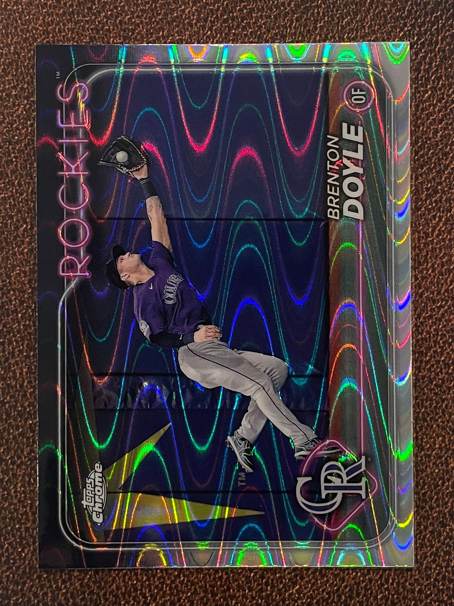 Brenton Doyle - 2024 Topps Chrome - Raywave Refractor - Rockies