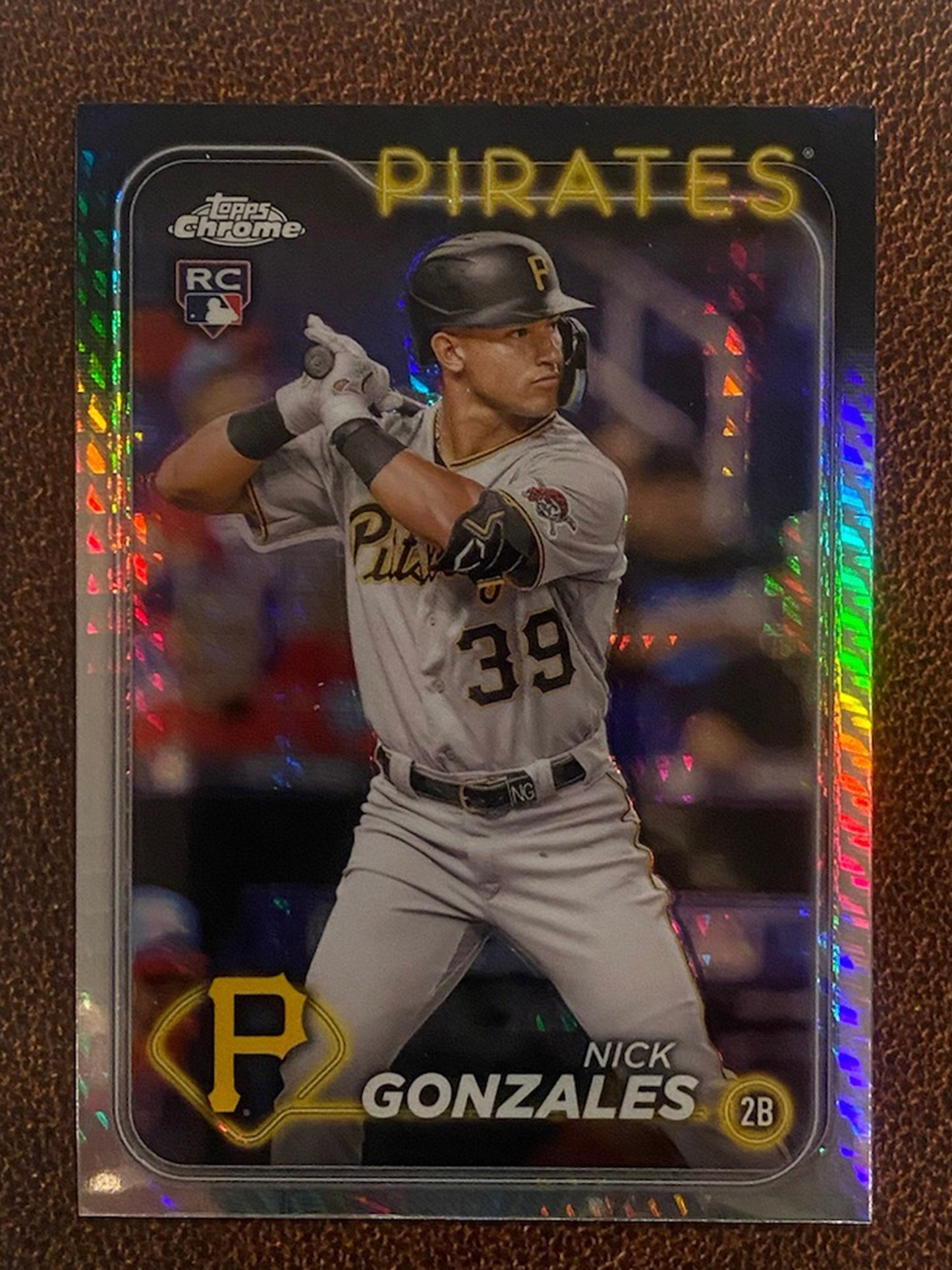 Nick Gonzales - 2024 Topps Chrome - Prism Refractor - Pirates