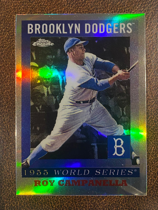 Roy Campanella - 2025 Topps Chrome Platinum - 1955 World Series - Dodgers