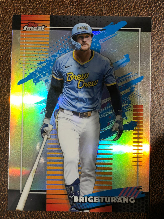 Brice Turang - 2026 Topps Finest - Uncommon Refractor - Brewers