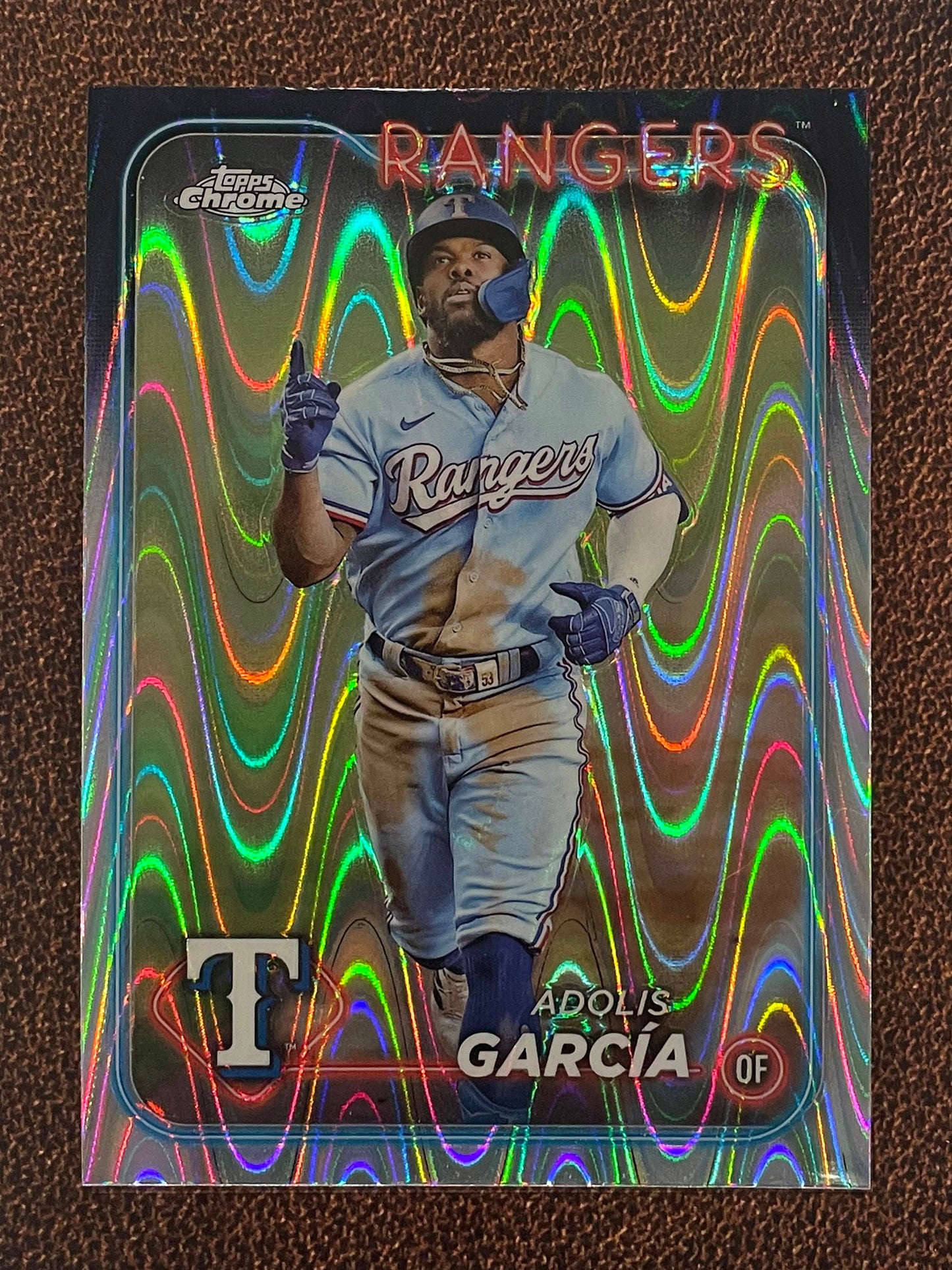 Adolis Garcia - 2024 Topps Chrome - Raywave Refractor - Rangers