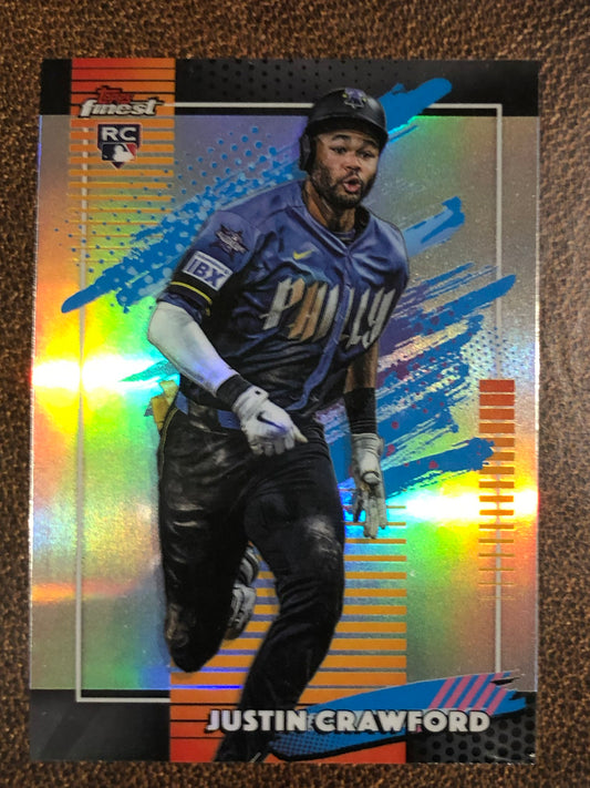 Justin Crawford - 2026 Topps Finest - Uncommon Refractor - Phillies