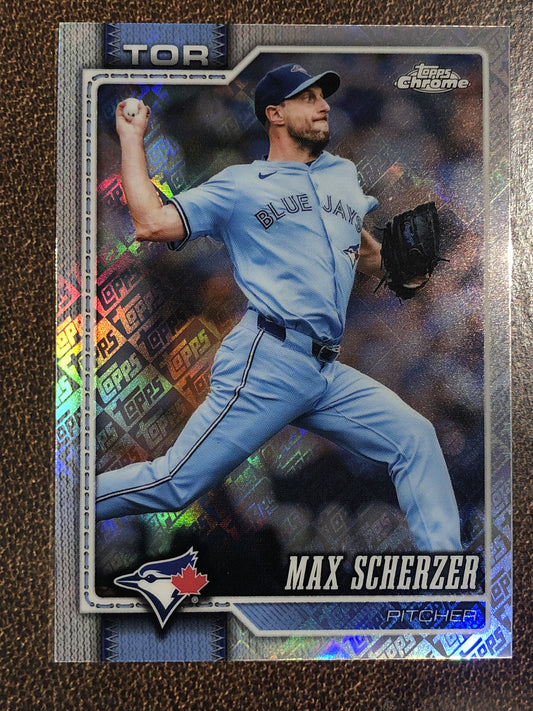 Max Scherzer - 2026 Topps Chrome - Fanatics Topps Foil - Blue Jays