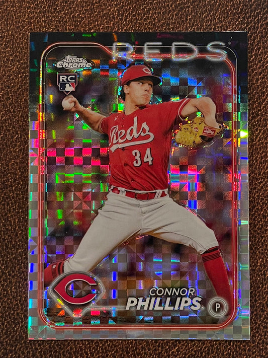 Connor Phillips - 2024 Topps Chrome - XFractor - Reds