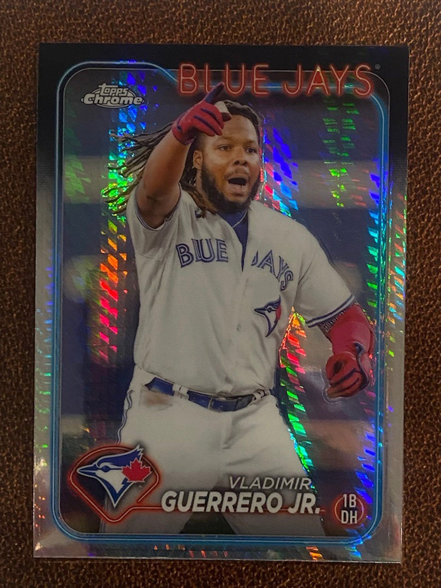 Vladimir Guerrero Jr. - 2024 Topps Chrome - Prism Refractor - Blue Jays