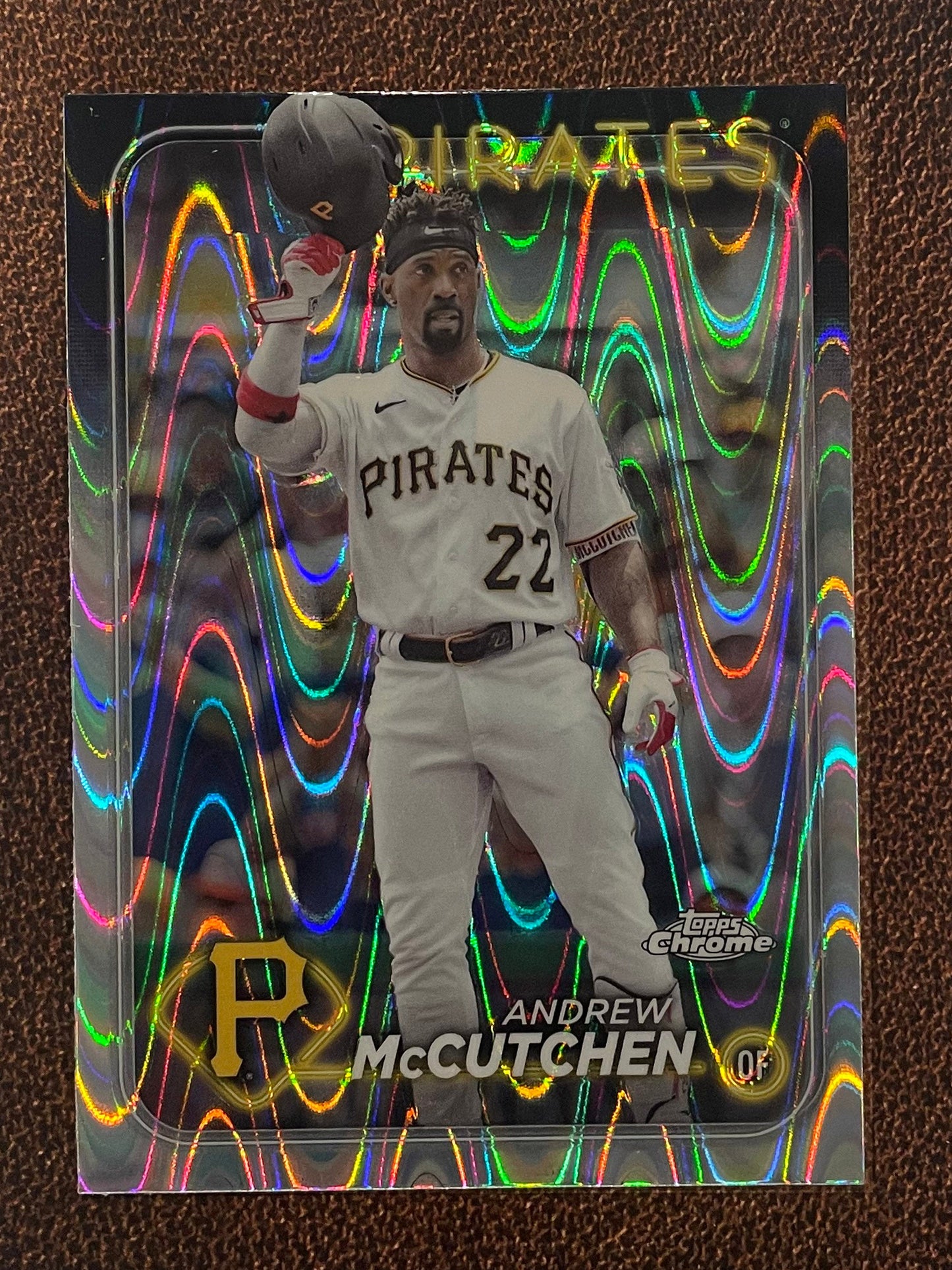 Andrew McCutchen - 2024 Topps Chrome - Raywave Refractor - Pirates