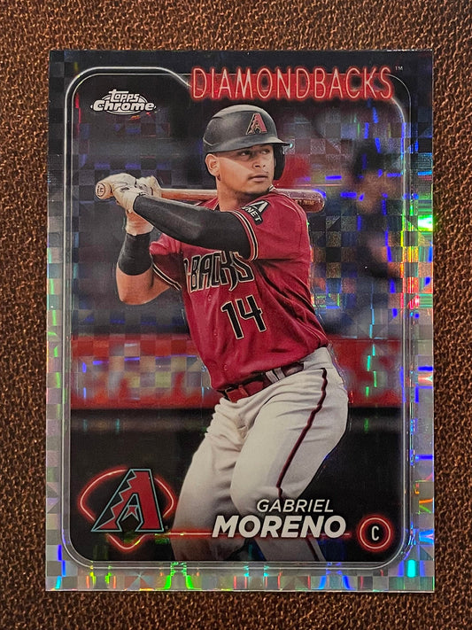 Gabriel Moreno - 2024 Topps Chrome - XFractor - Diamondbacks