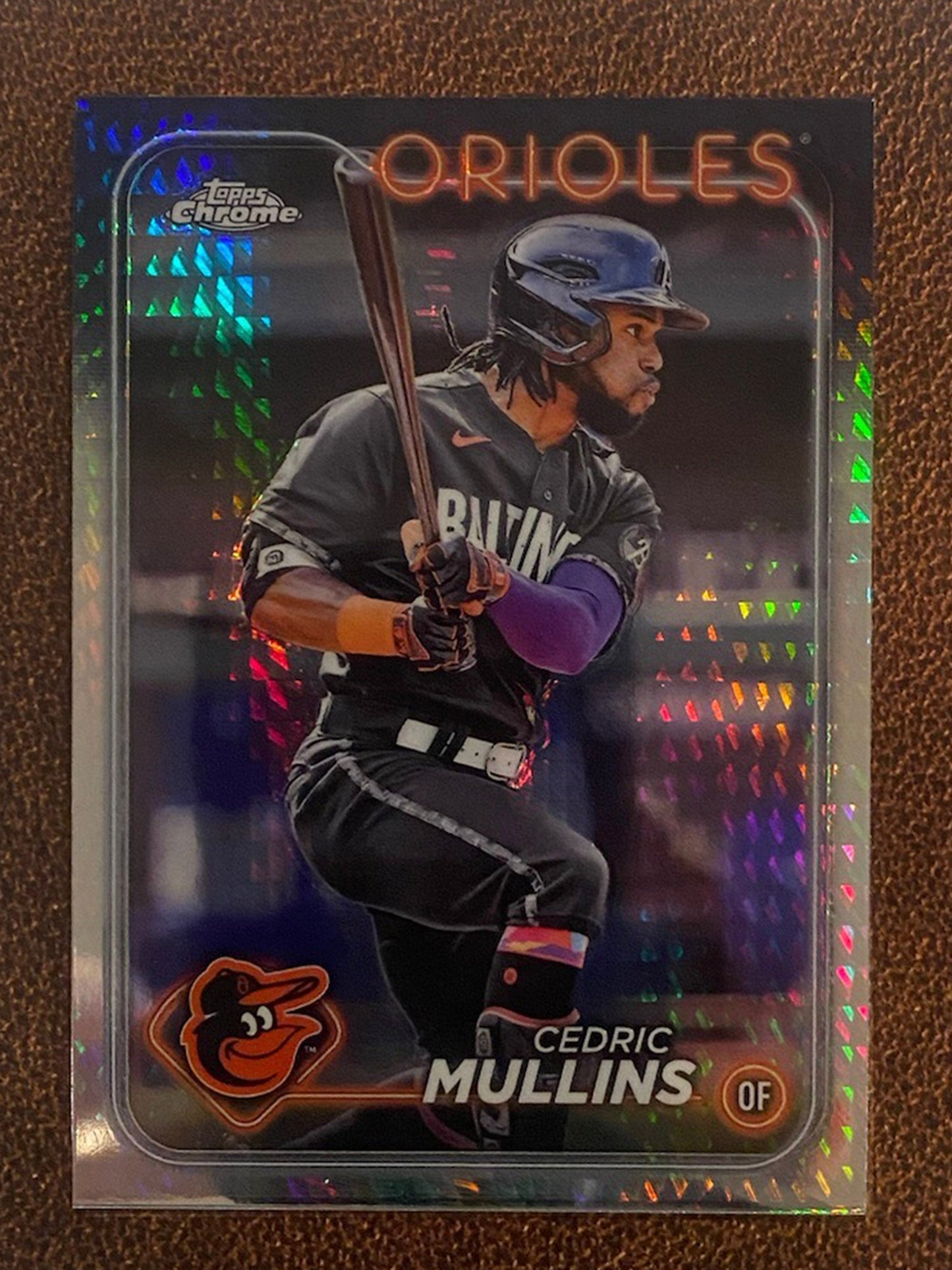 Cedric Mullins - 2024 Topps Chrome - Prism Refractor - Orioles