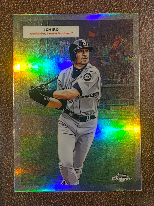 Ken Griffey Jr./Ichiro - 2025 Topps Chrome Platinum - 1955 Topps Doubleheaders - Mariners