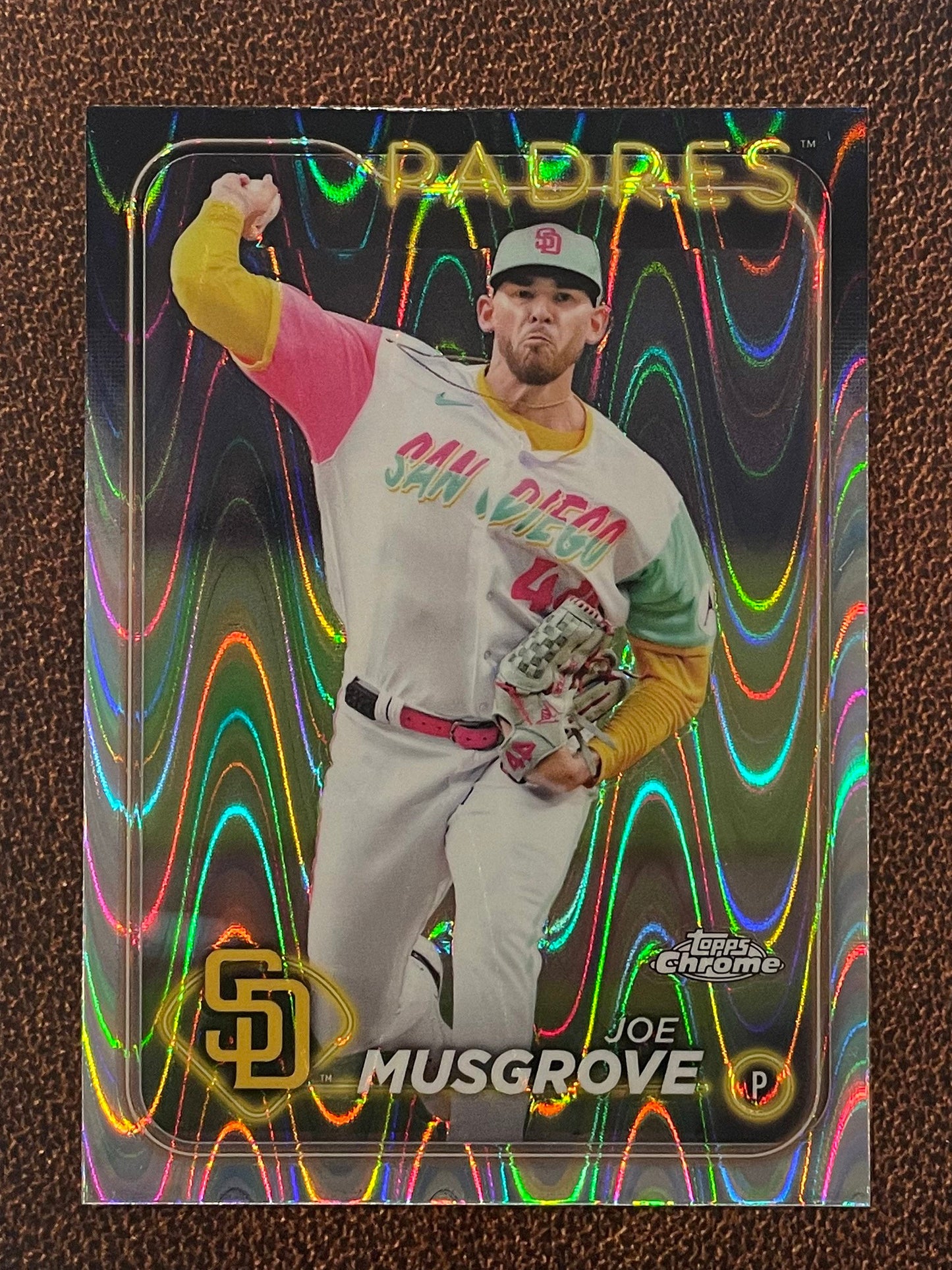 Joe Musgrove - 2024 Topps Chrome - Raywave Refractor - Padres