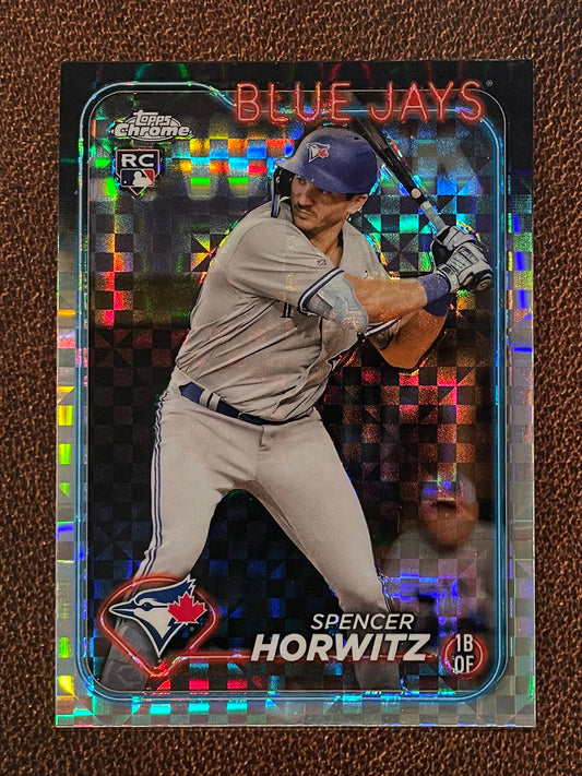 Spencer Horwitz - 2024 Topps Chrome - XFractor - Blue Jays