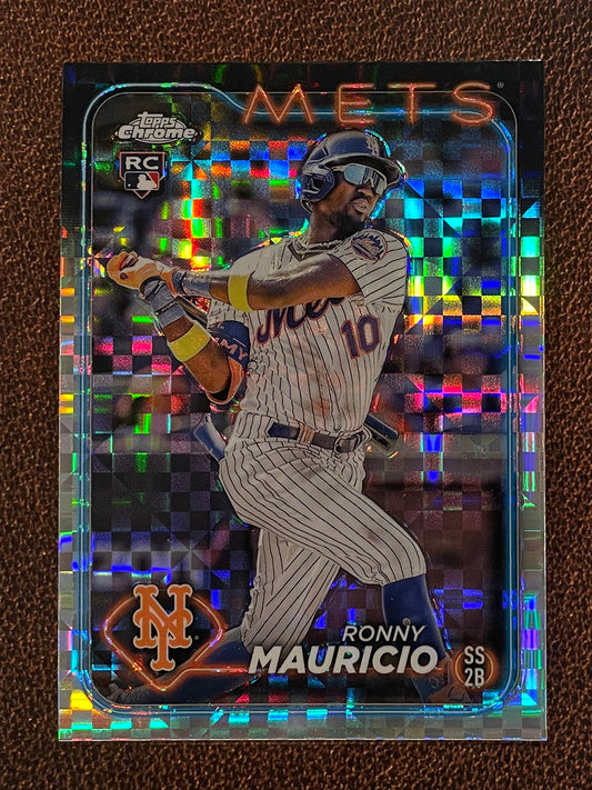 Ronny Mauricio - 2024 Topps Chrome - XFractor - Mets