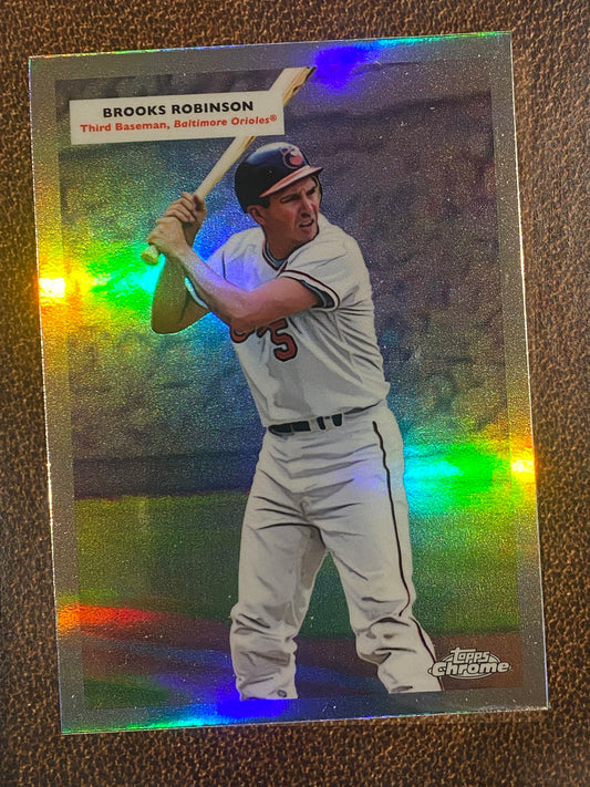 Brooks Robinson/Eddie Murray - 2025 Topps Chrome Platinum - 1955 Topps Doubleheaders - Orioles