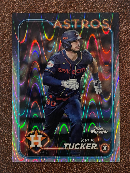 Kyle Tucker - 2024 Topps Chrome - Raywave Refractor - Astros