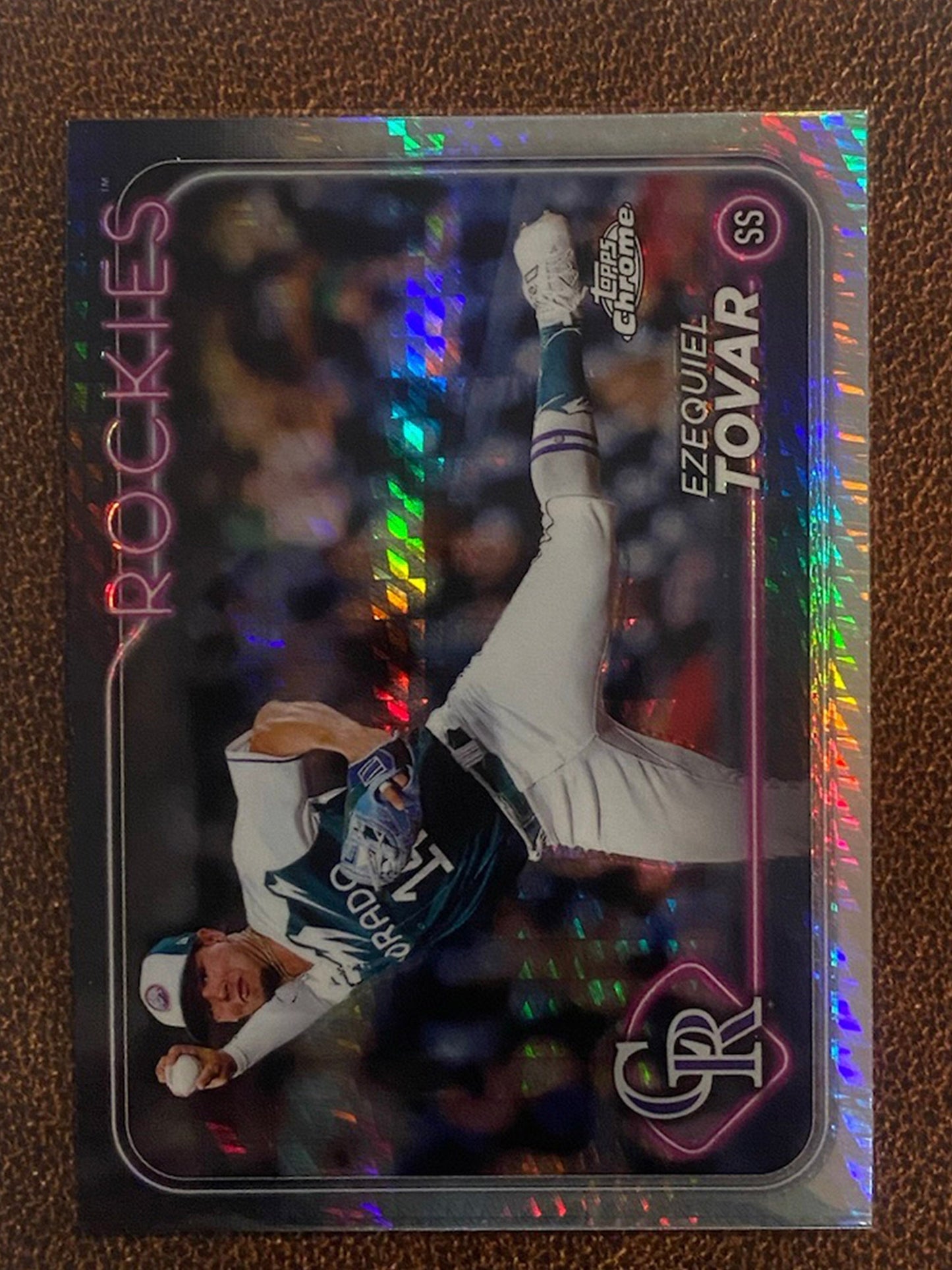 Ezequiel Tovar - 2024 Topps Chrome - Prism Refractor - Rockies