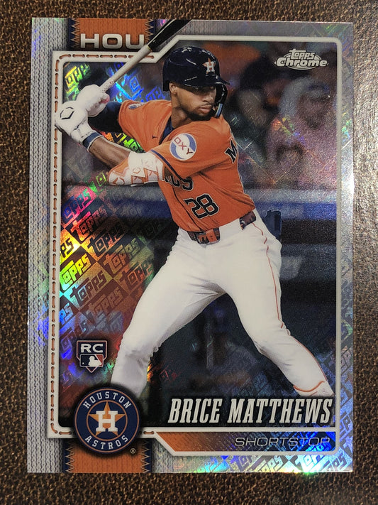 Brice Matthews - 2026 Topps Chrome - Fanatics Topps Foil - Astros