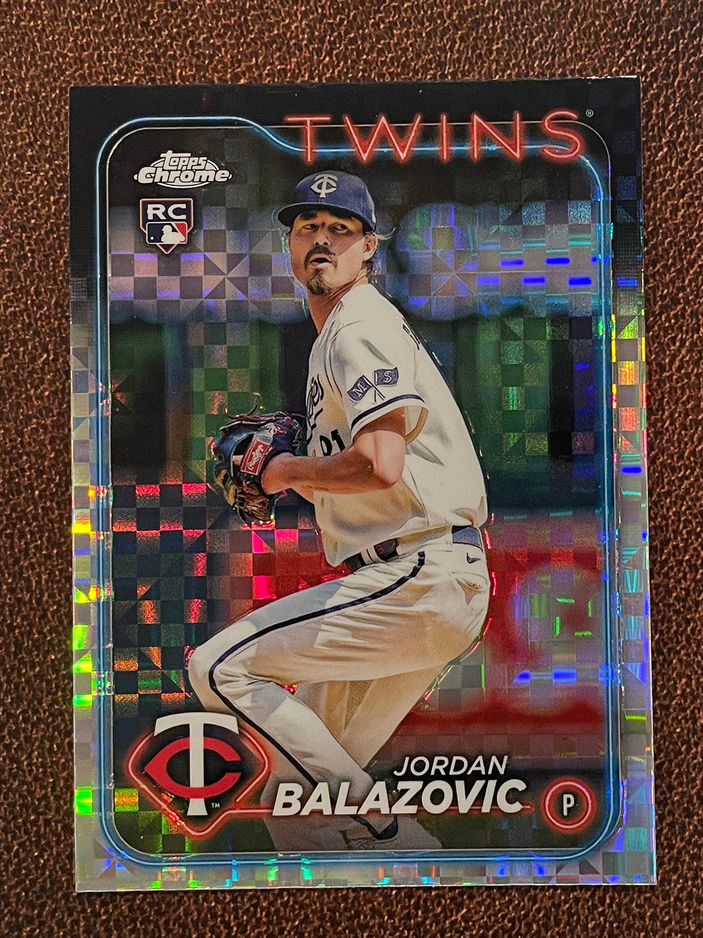 Jordan Balazovic - 2024 Topps Chrome - XFractor - Twins