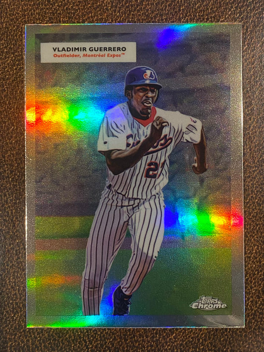 Vladimir Guerrero Jr./Vladimir Guerrero - 2025 Topps Chrome Platinum - 1955 Topps Doubleheaders - Blue Jays