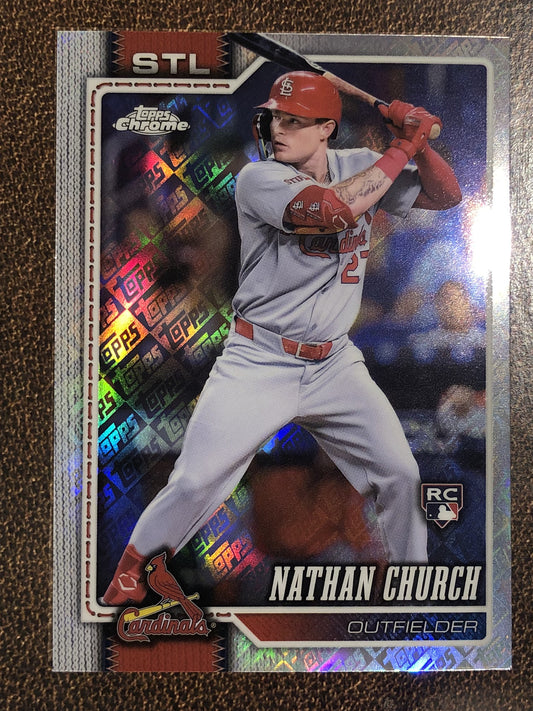Nathan Church - 2026 Topps Chrome - Fanatics Topps Foil - Cardinals