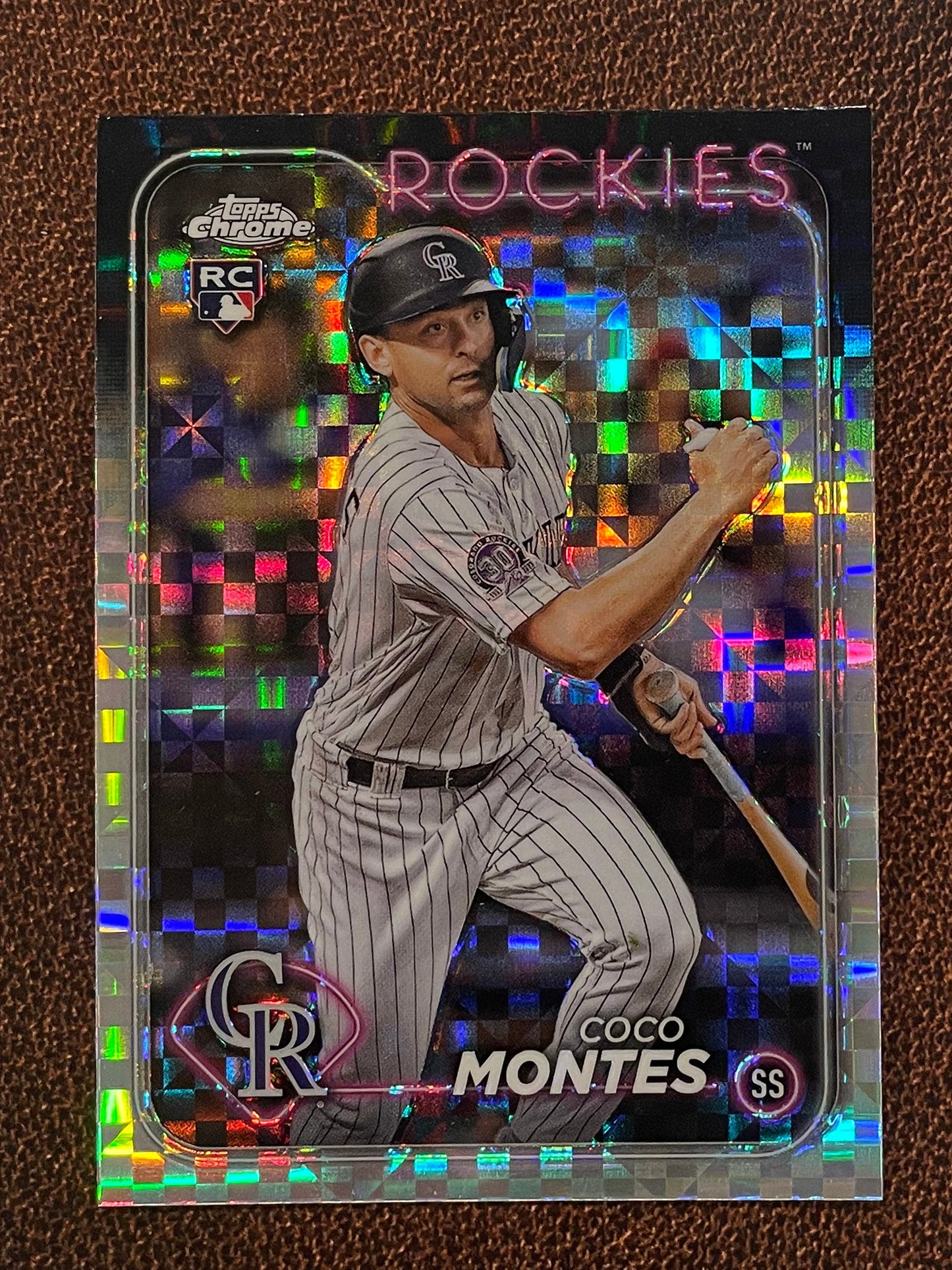 Coco Montes - 2024 Topps Chrome - XFractor - Rockies