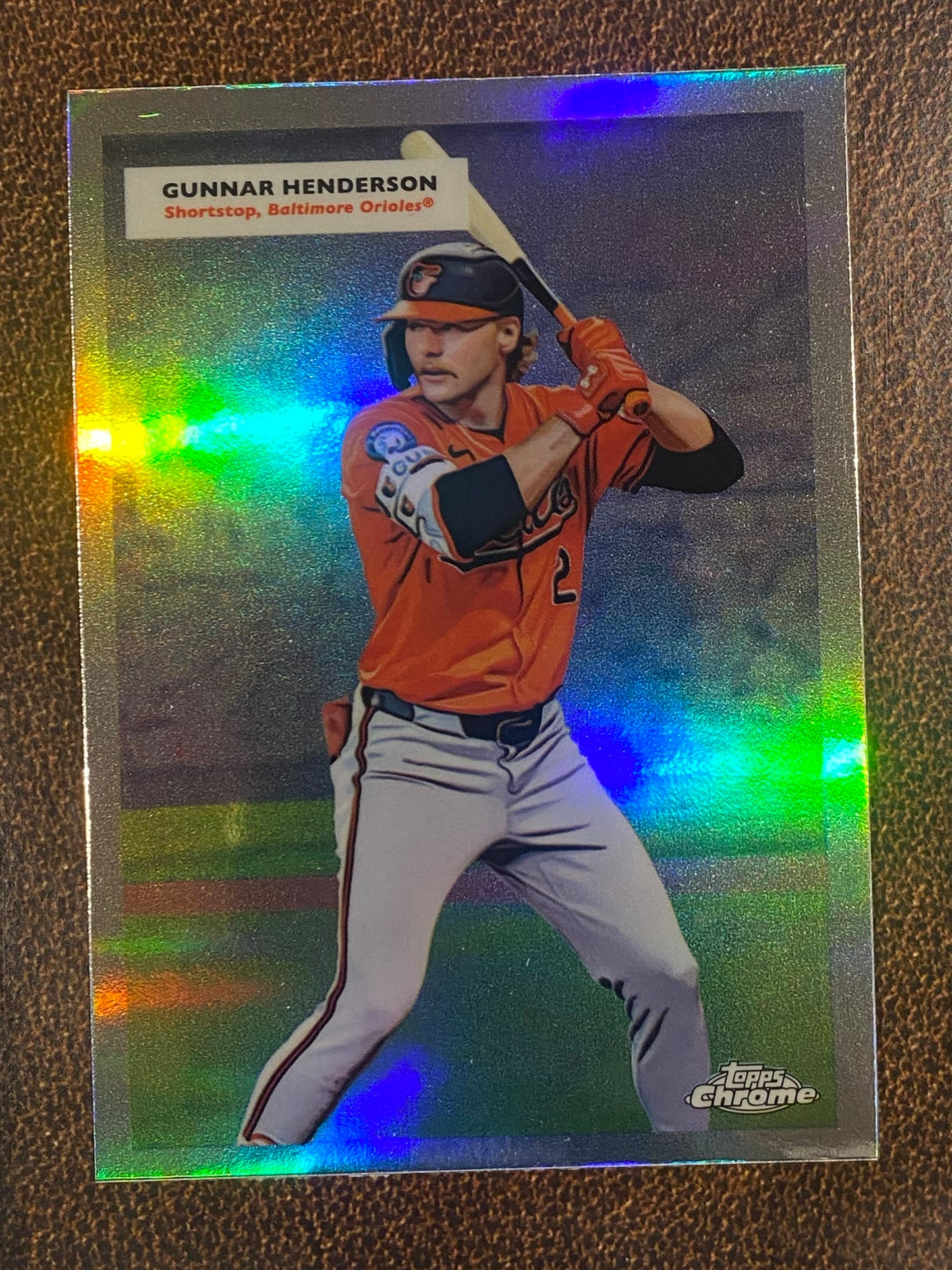 Cal Ripken Jr./Gunnar Henderson - 2025 Topps Chrome Platinum - 1955 Topps Doubleheaders - Orioles