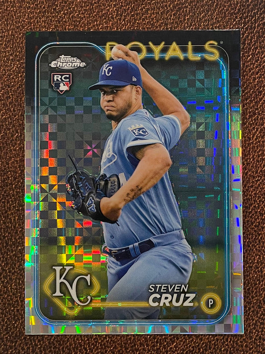 Steven Cruz - 2024 Topps Chrome - XFractor - Royals