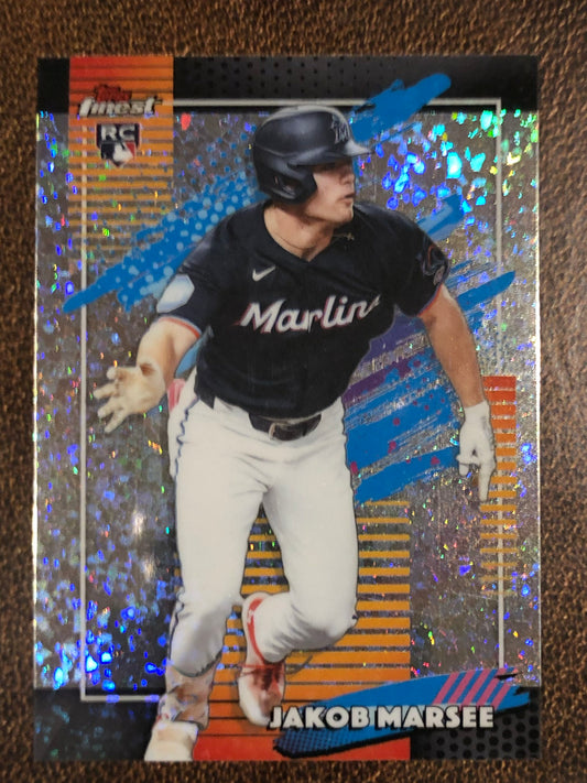 Jakob Marsee - 2026 Topps Finest - Uncommon Mini Diamond - Marlins
