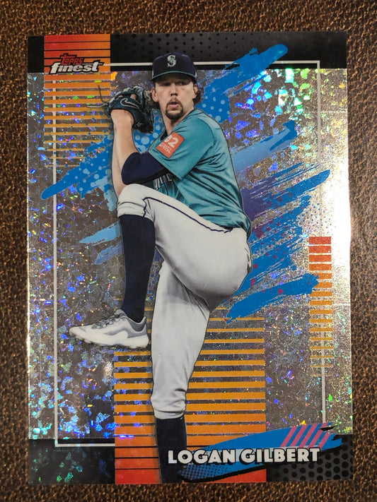 Logan Gilbert - 2026 Topps Finest - Uncommon Mini Diamond - Mariners