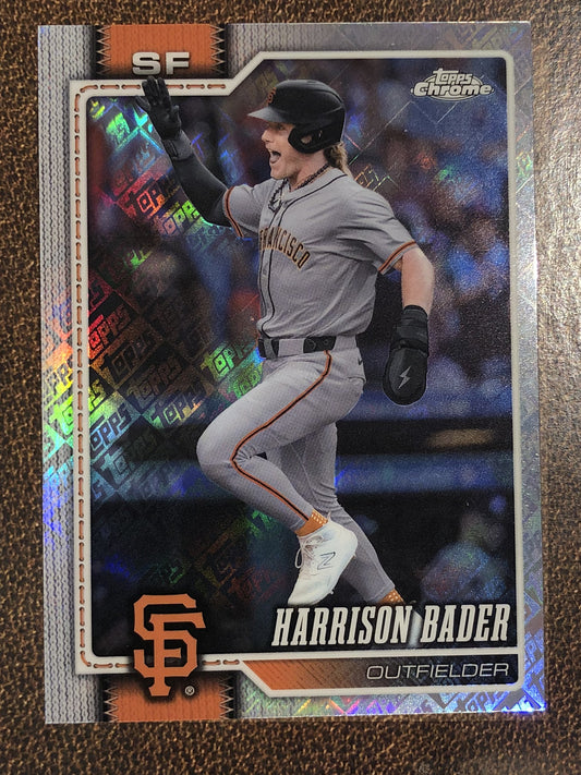 Harrison Bader - 2026 Topps Chrome - Fanatics Topps Foil - Giants