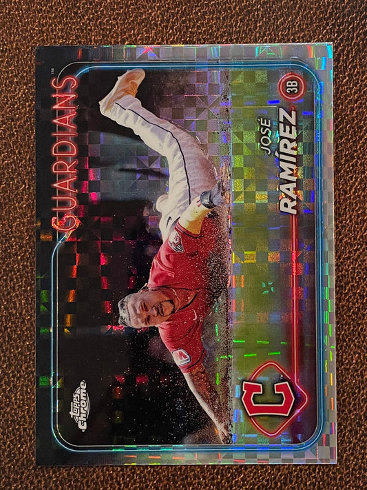 Jose Ramirez - 2024 Topps Chrome - XFractor - Guardians