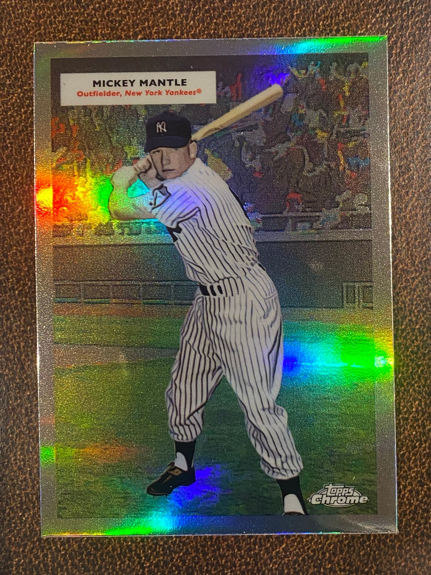 Roger Maris/Mickey Mantle - 2025 Topps Chrome Platinum - 1955 Topps Doubleheaders - Yankees