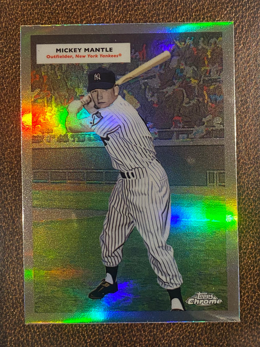 Roger Maris/Mickey Mantle - 2025 Topps Chrome Platinum - 1955 Topps Doubleheaders - Yankees