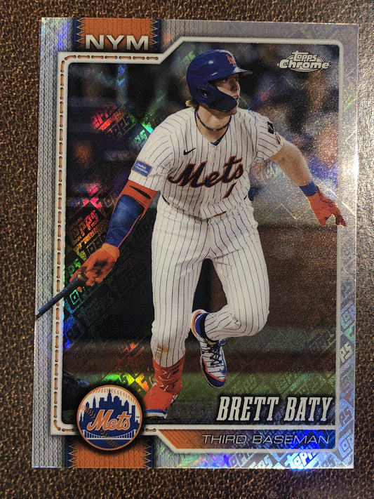 Brett Baty - 2026 Topps Chrome - Fanatics Topps Foil - Mets