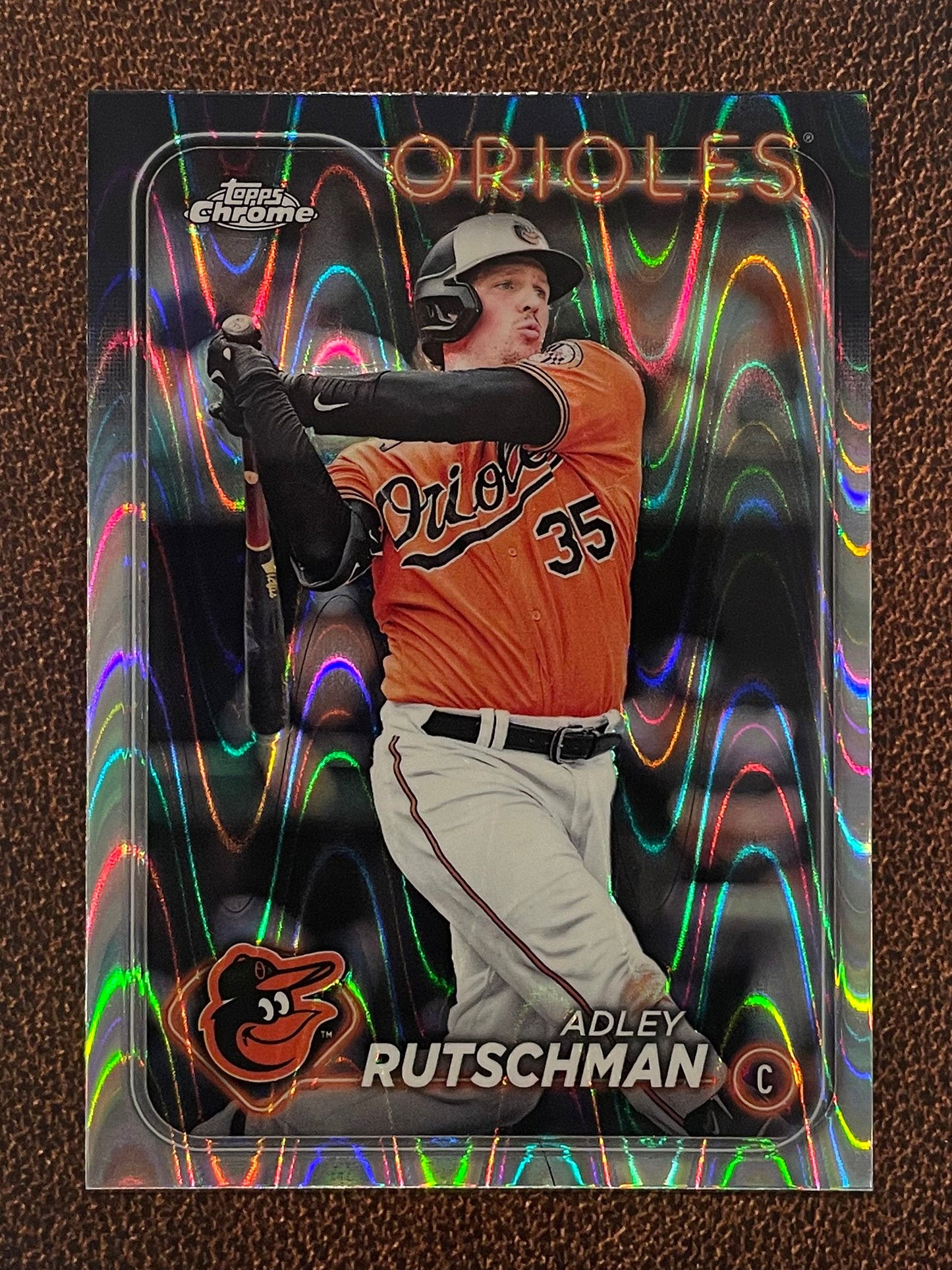 Adley Rutschman - 2024 Topps Chrome - Raywave Refractor - Orioles
