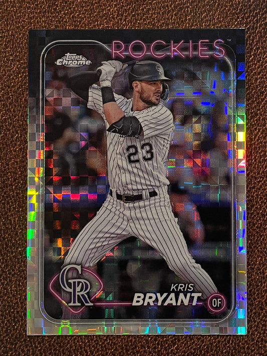 Kris Bryant - 2024 Topps Chrome - XFractor - Rockies