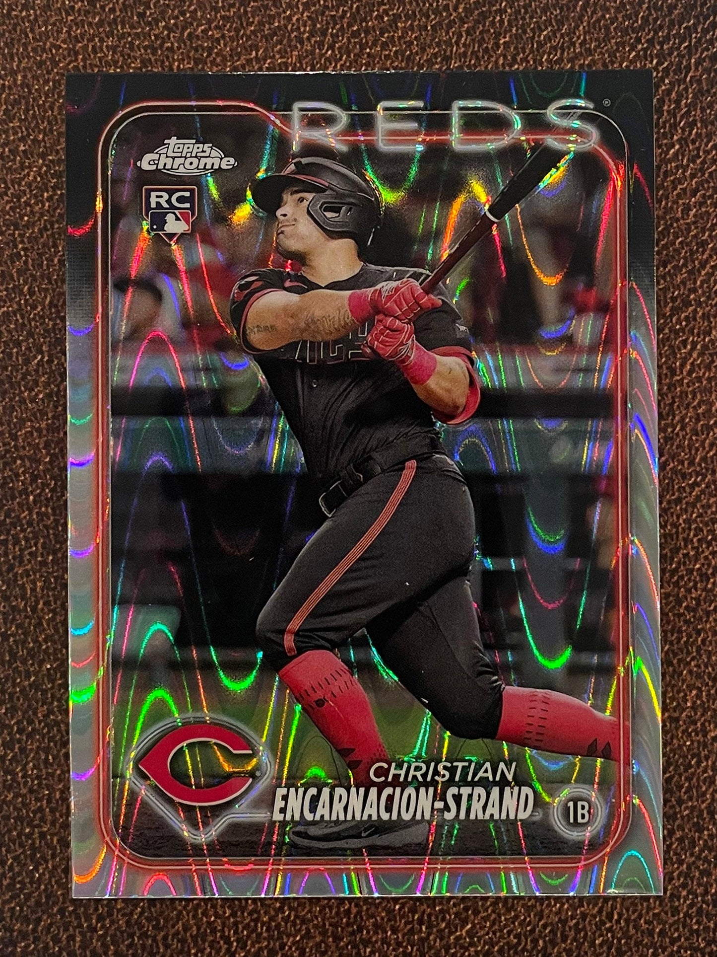 Christian Encarnacion Strand - 2024 Topps Chrome - Raywave Refractor - Reds