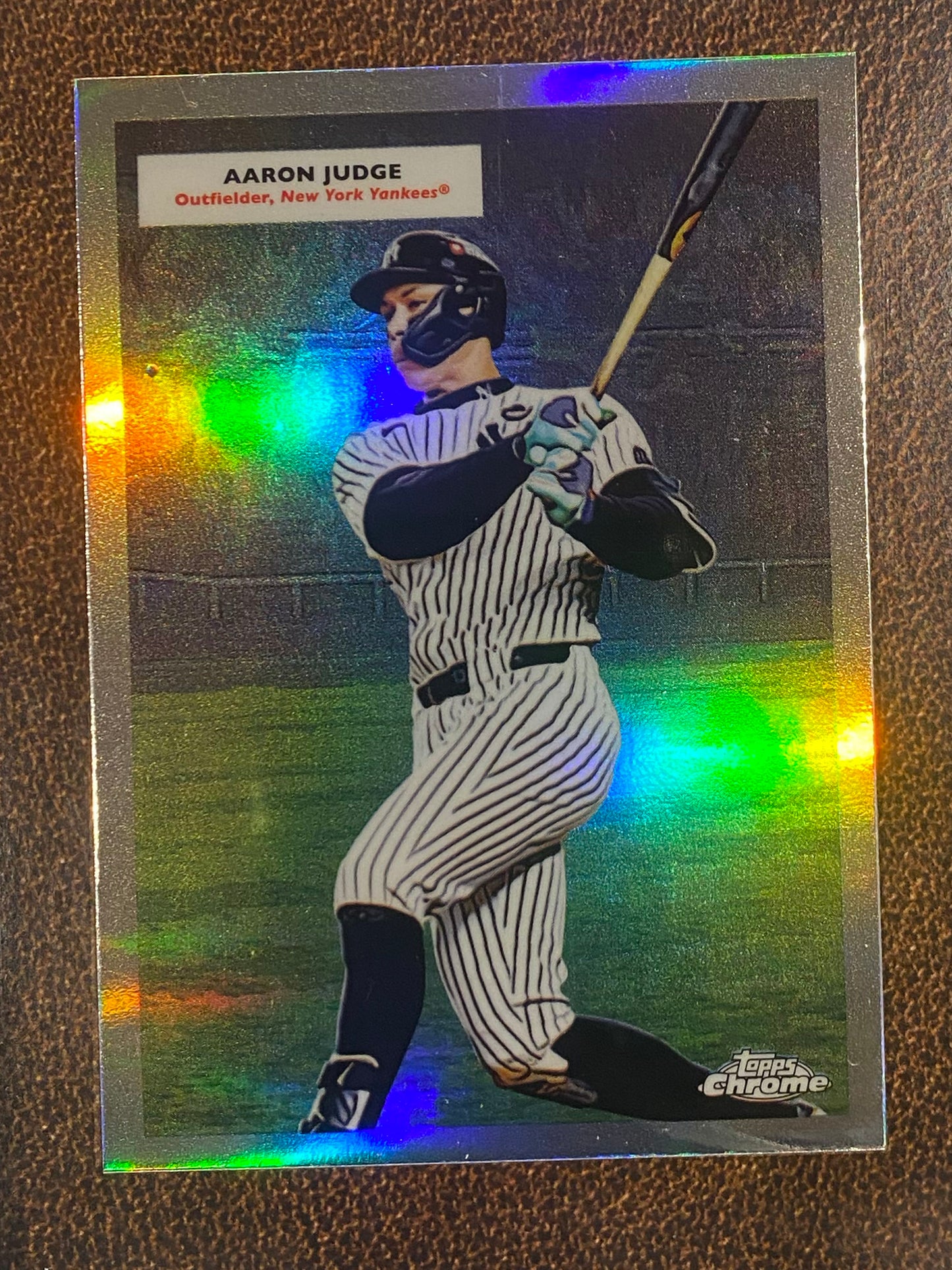 Mickey Mantle/Aaron Judge - 2025 Topps Chrome Platinum - 1955 Topps Doubleheaders - Yankees