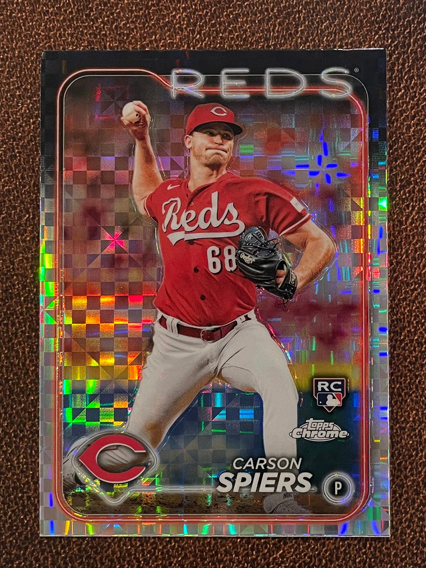 Carson Spiers - 2024 Topps Chrome - XFractor - Reds
