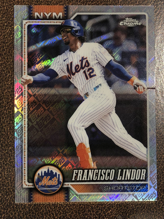 Francisco Lindor - 2026 Topps Chrome - Fanatics Topps Foil - Mets