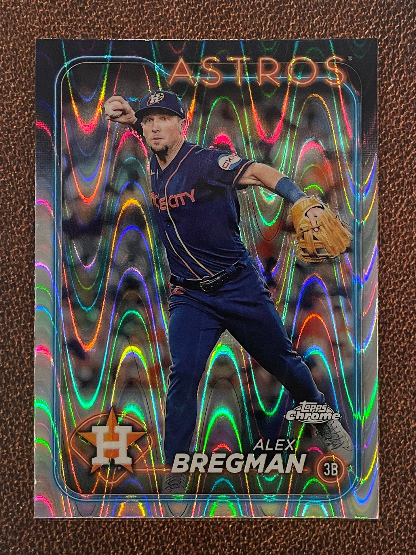 Alex Bregman - 2024 Topps Chrome - Raywave Refractor - Astros