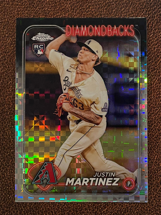 Justin Martinez - 2024 Topps Chrome - XFractor - Diamondbacks