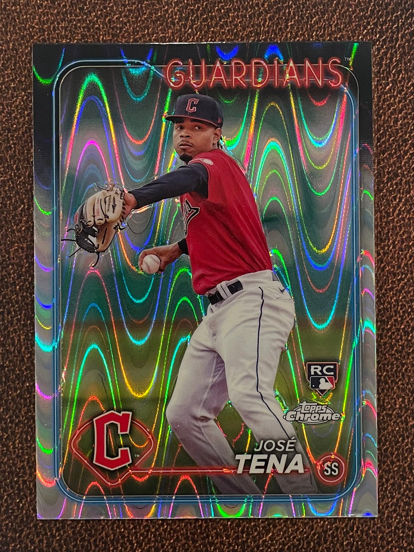 Jose Tena - 2024 Topps Chrome - Raywave Refractor - Guardians