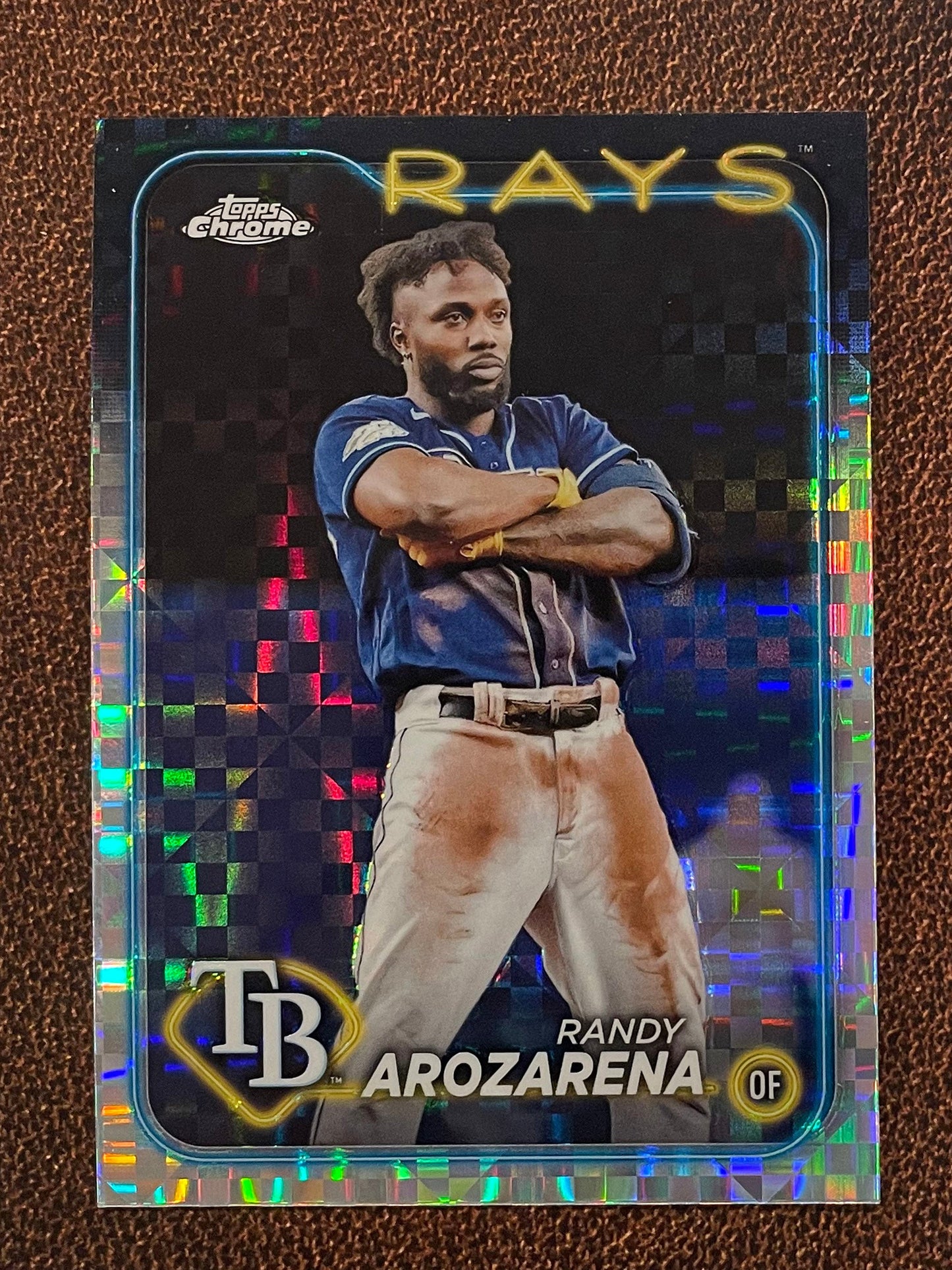 Randy Arozarena - 2024 Topps Chrome - XFractor - Rays