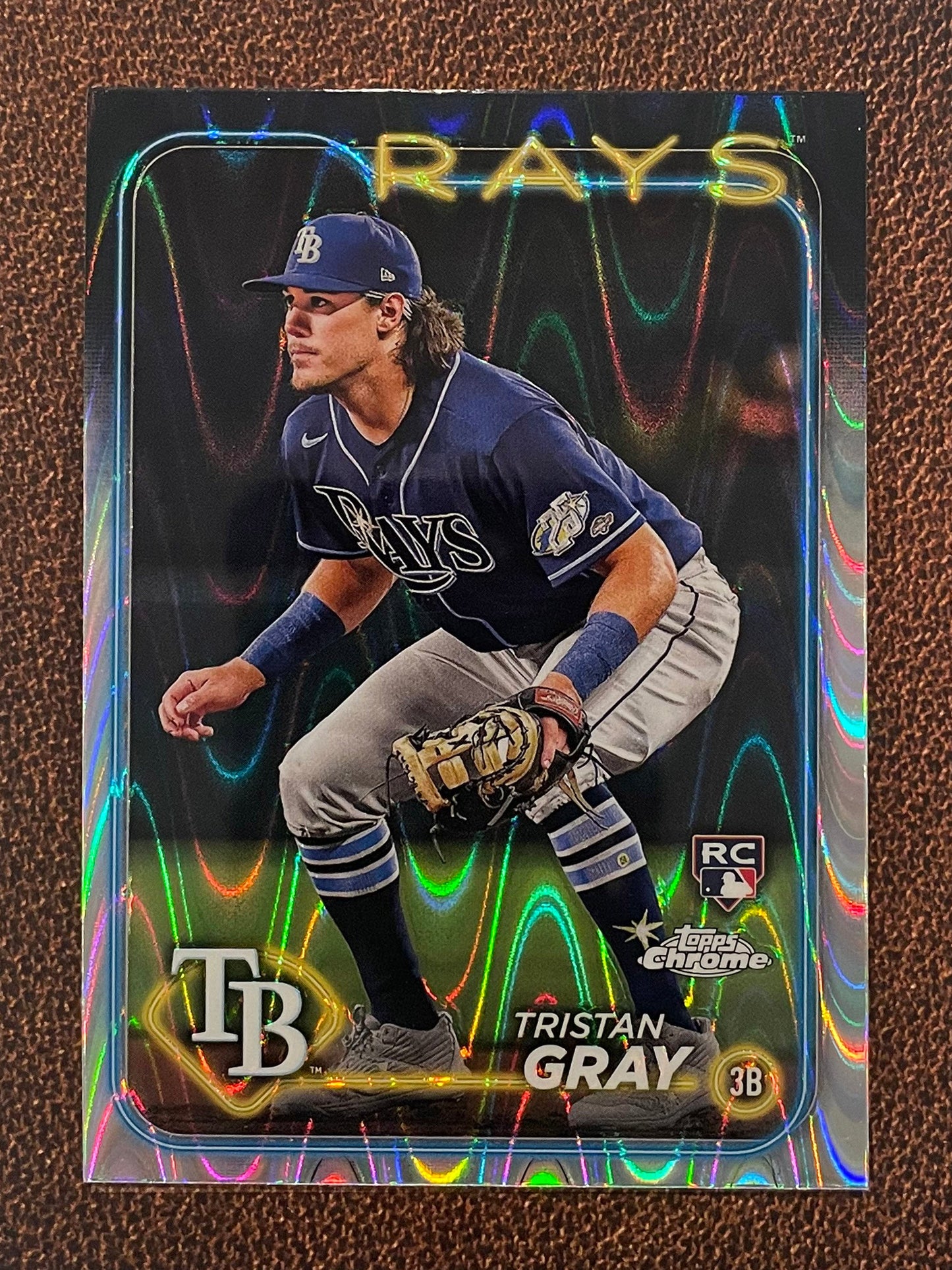 Tristan Gray - 2024 Topps Chrome - Raywave Refractor - Rays