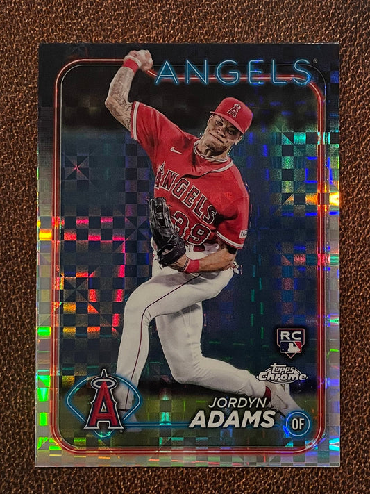 Jordyn Adams - 2024 Topps Chrome - XFractor - Angels