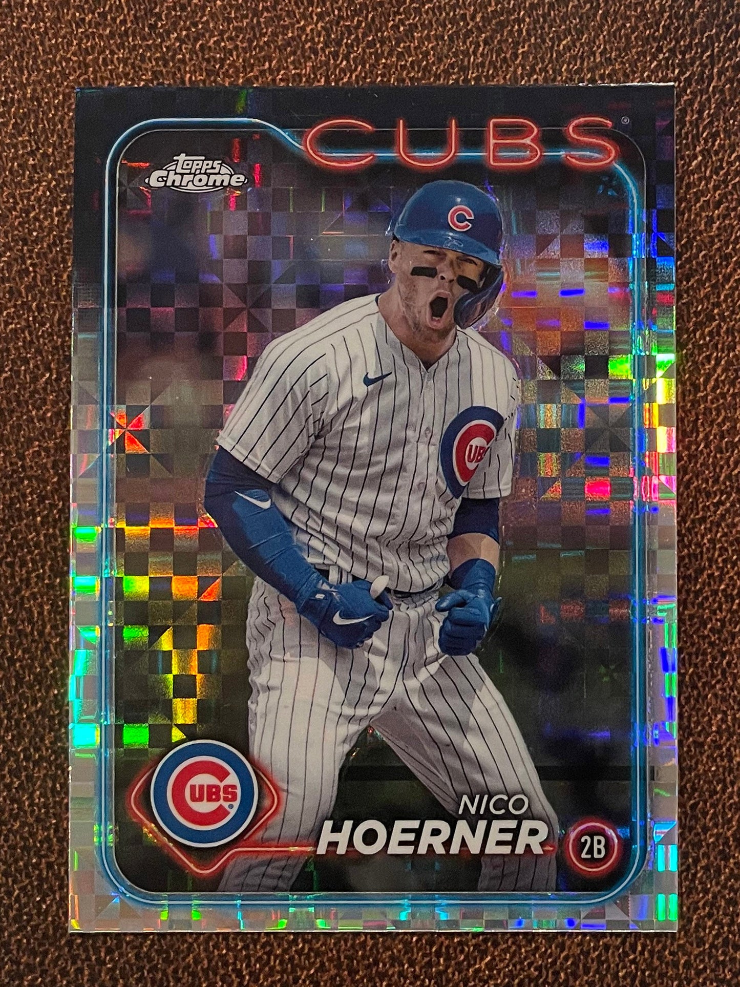 Nico Hoerner - 2024 Topps Chrome - XFractor - Cubs