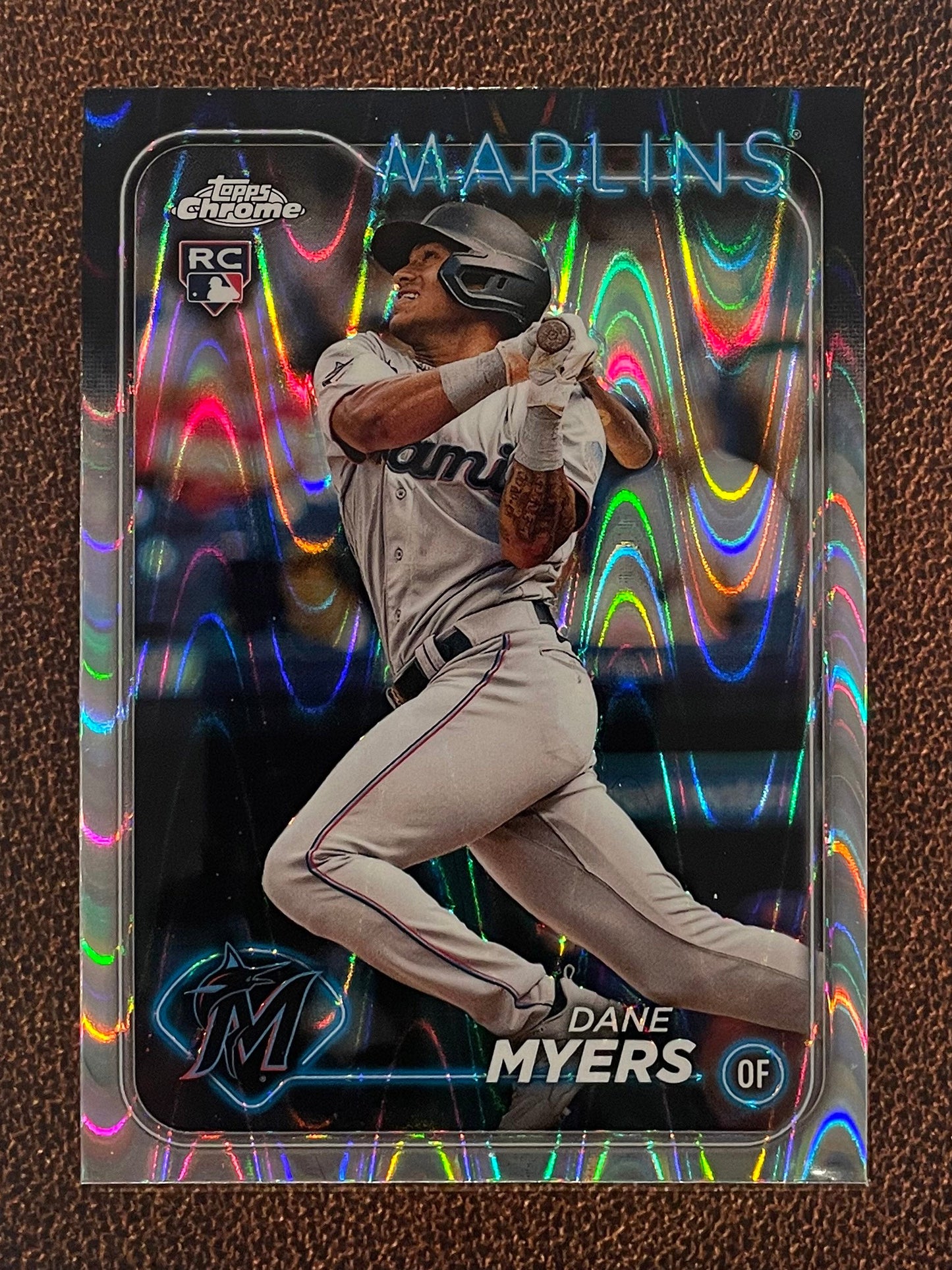 Dane Myers - 2024 Topps Chrome - Raywave Refractor - Marlins