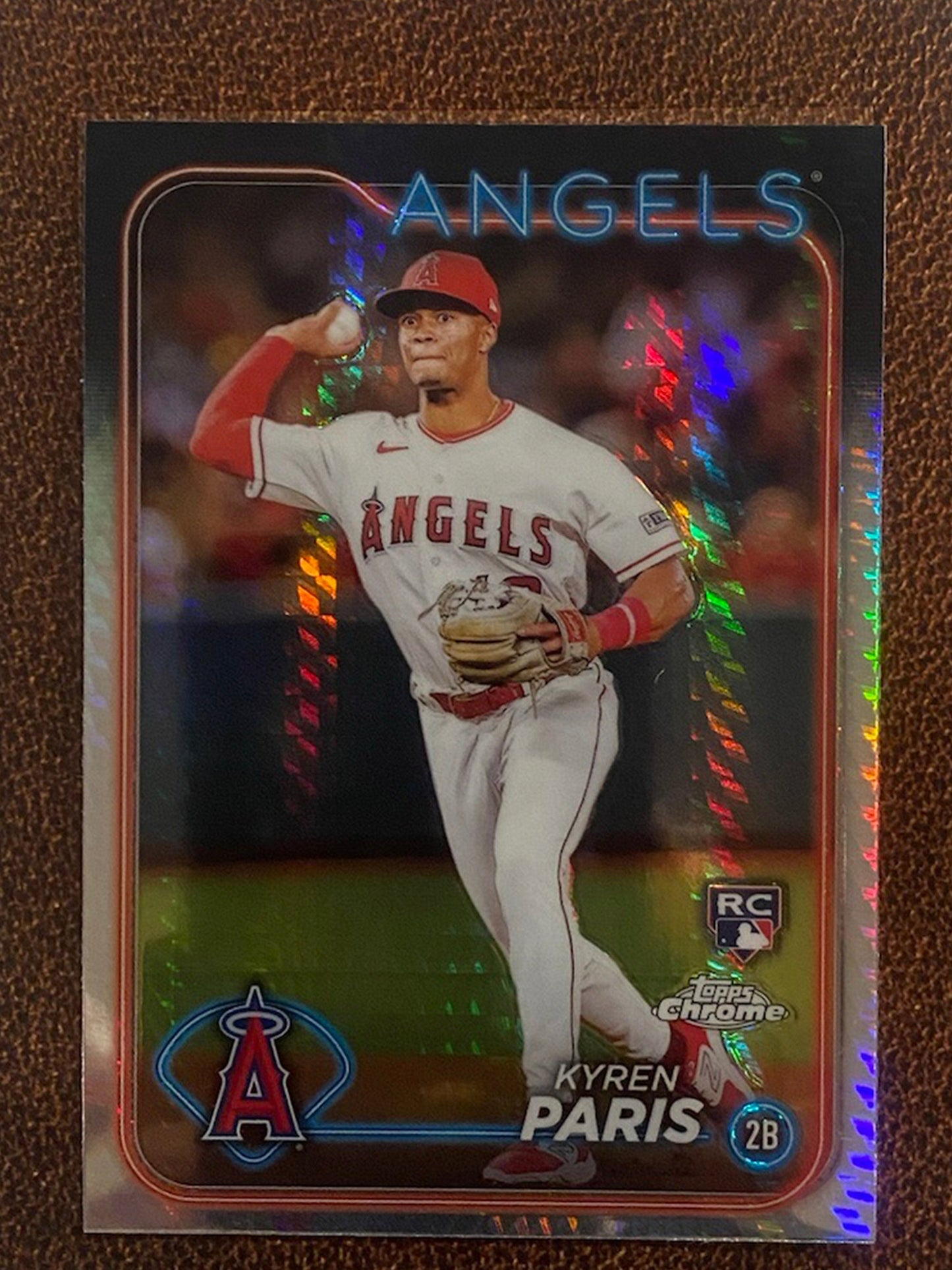 Kyren Paris - 2024 Topps Chrome - Prism Refractor - Angels